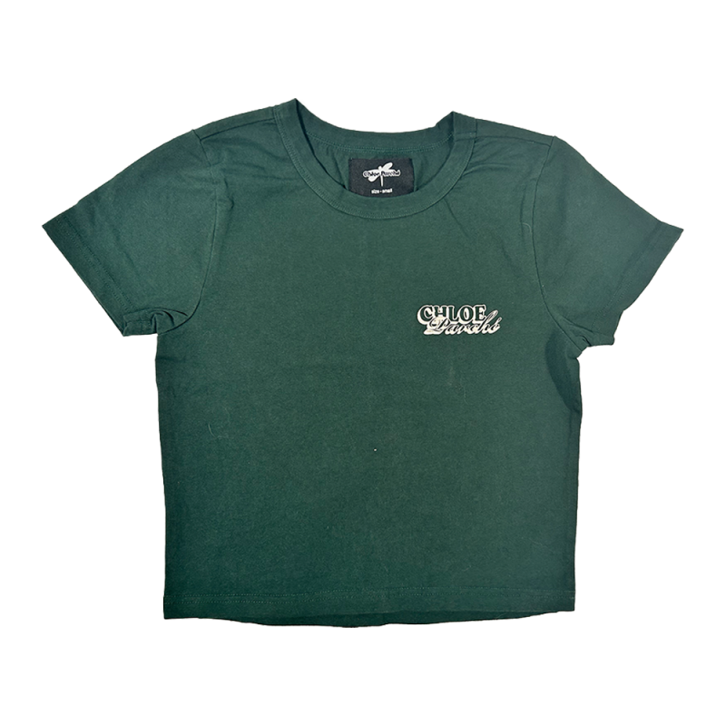 Green Baby Tee by Chloe Parché