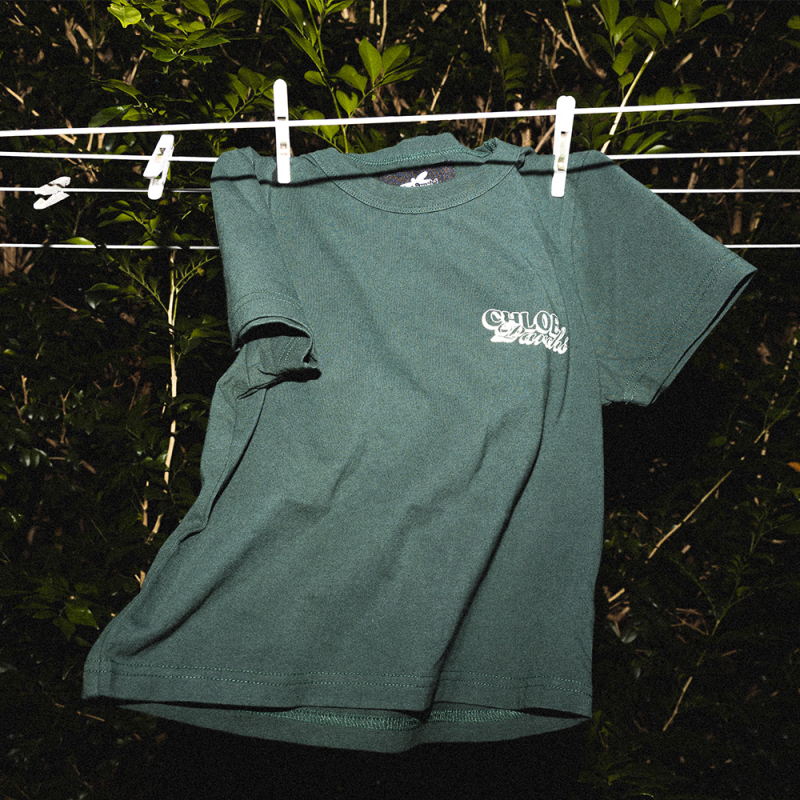 Green Baby Tee by Chloe Parché