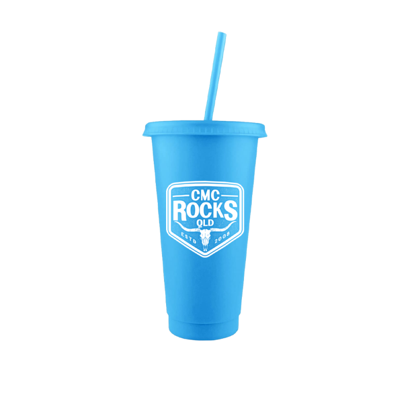 Crest Blue Line Up Cup w/ Straw by CMC ROCKS QLD 2026