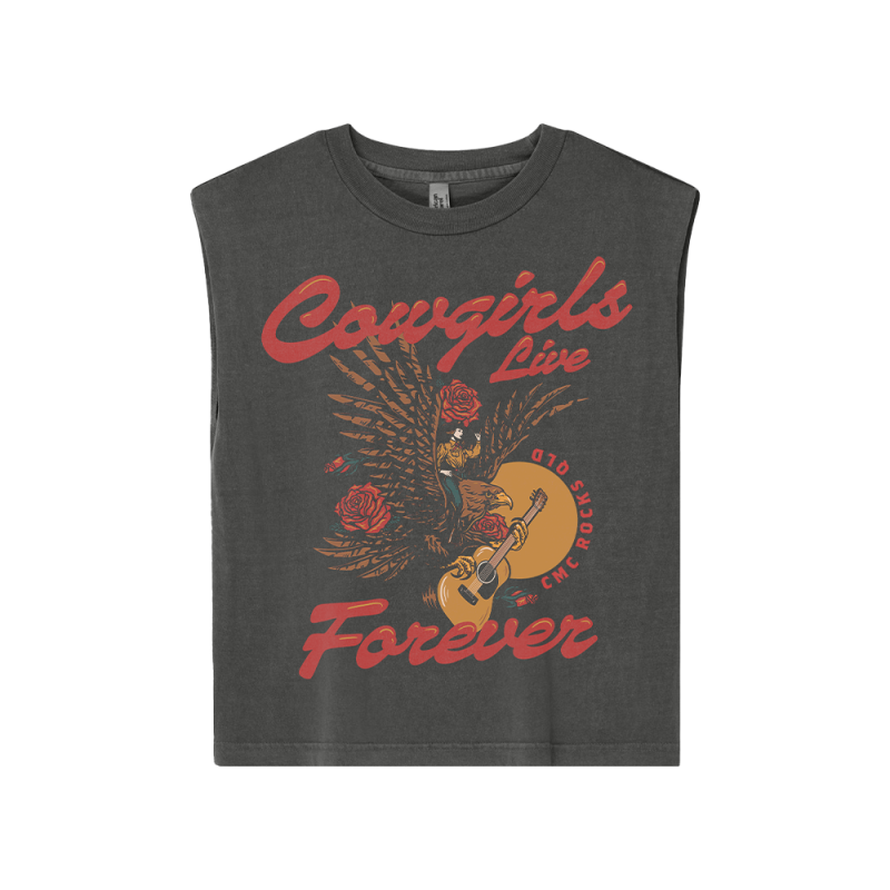 Eagle Rider Ladies Crop Coal Tank by CMC ROCKS QLD 2026