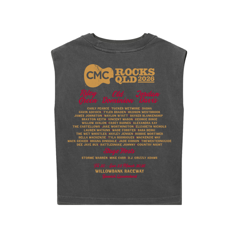 Eagle Rider Ladies Crop Coal Tank by CMC ROCKS QLD 2026
