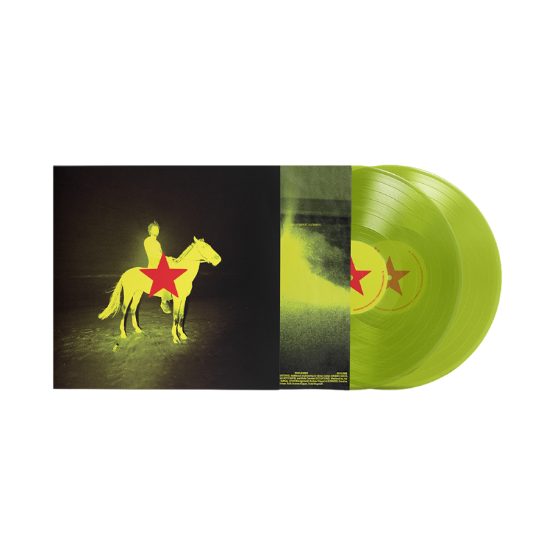 Redstar Wu & The Worldwide Scourge - Transparent Fluoro Yellow Vinyl 2LP by Genesis Owusu
