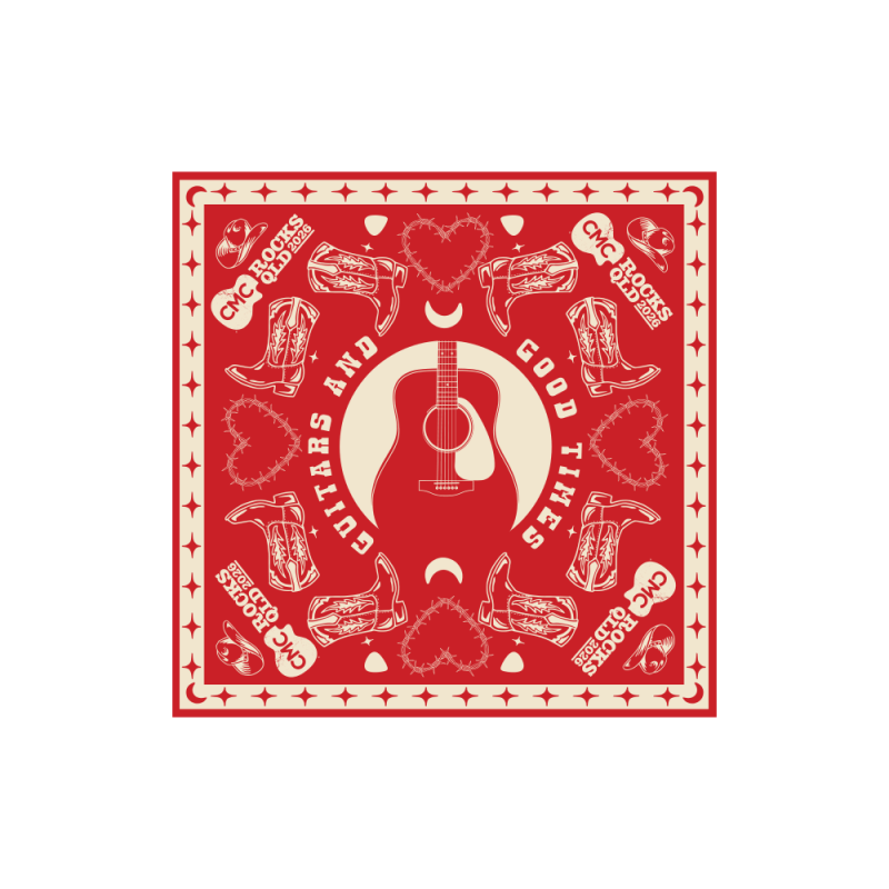 Good Times Bandana by CMC ROCKS QLD 2026