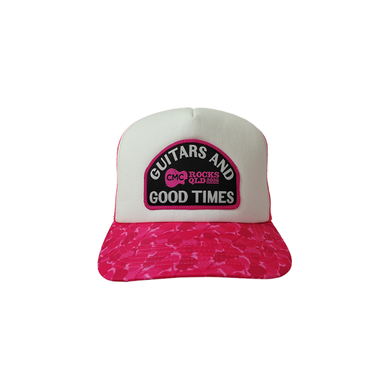 Good Times Pink Camo Cap by CMC ROCKS QLD 2026