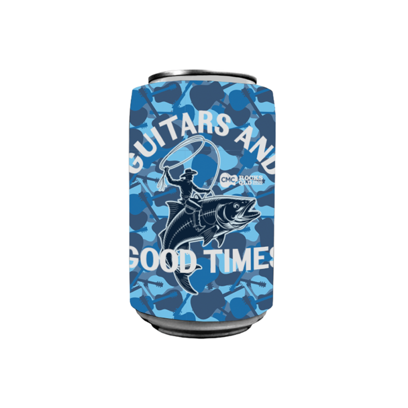 Good Times Blue Camo Stubby by CMC ROCKS QLD 2026