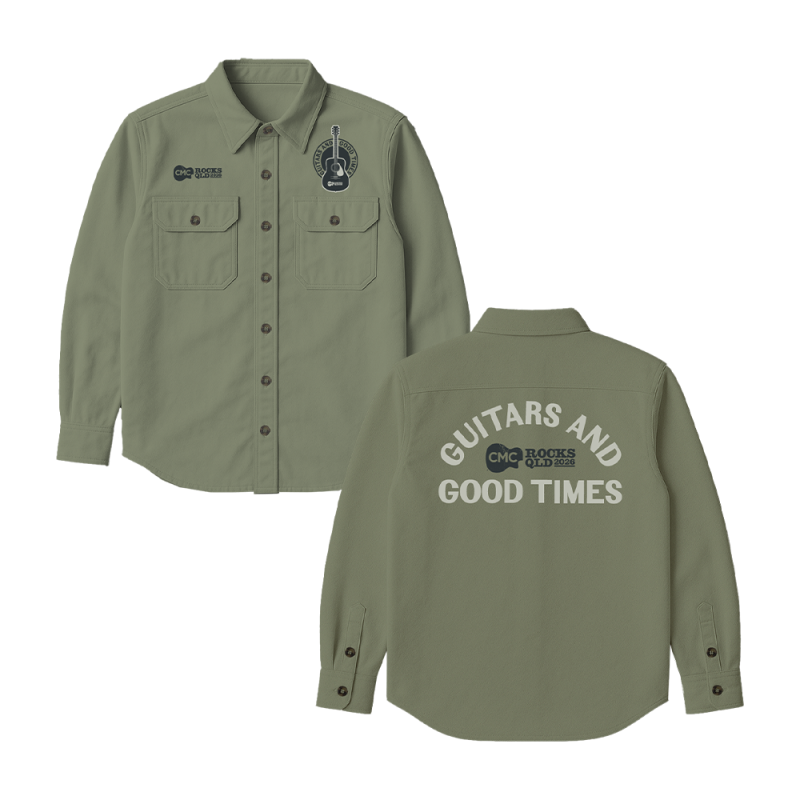 Good Times Khaki Green Mens Workshirt by CMC ROCKS QLD 2026