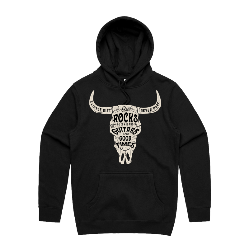 Good Times Skull Black Hoodie by CMC ROCKS QLD 2026