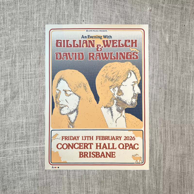Show Poster (UNSIGNED) by Gillian Welch & David Rawlings
