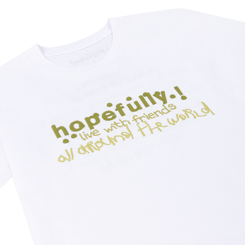 HOPEFULLY WHITE TSHIRT by Loyle Carner