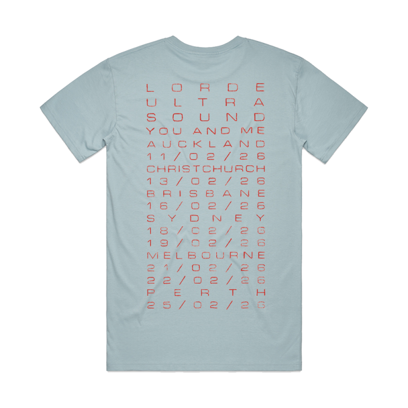 SKETCH DATEBACK BLUE TSHIRT by Lorde