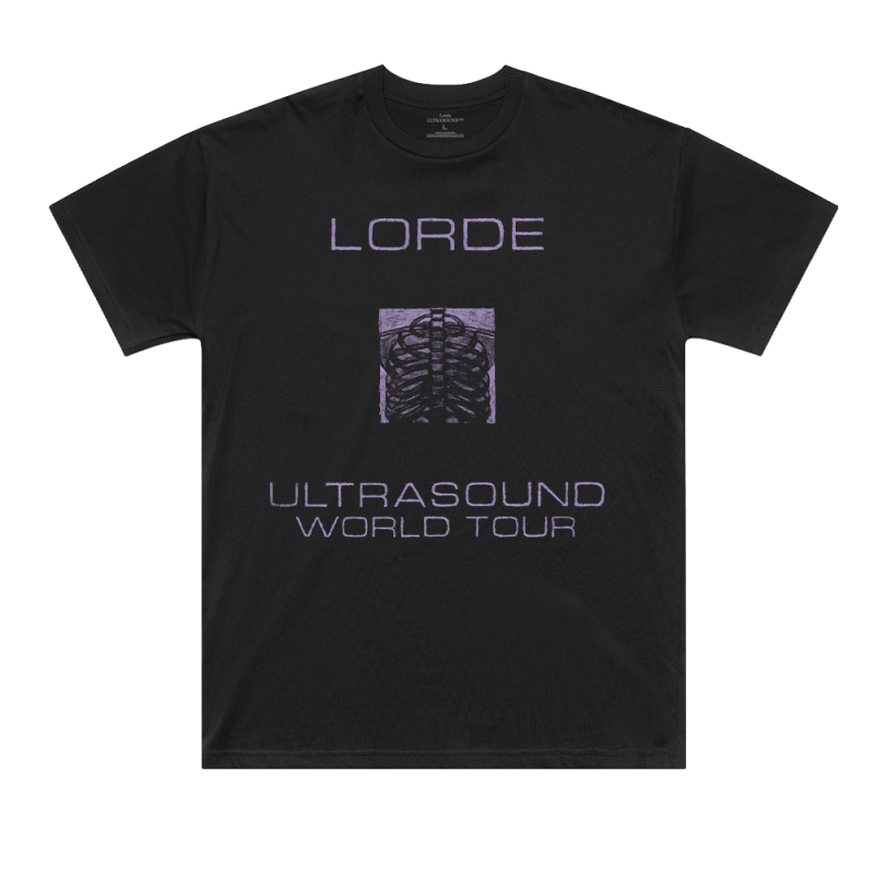 RIB TOUR TEE BLACK TSHIRT by Lorde