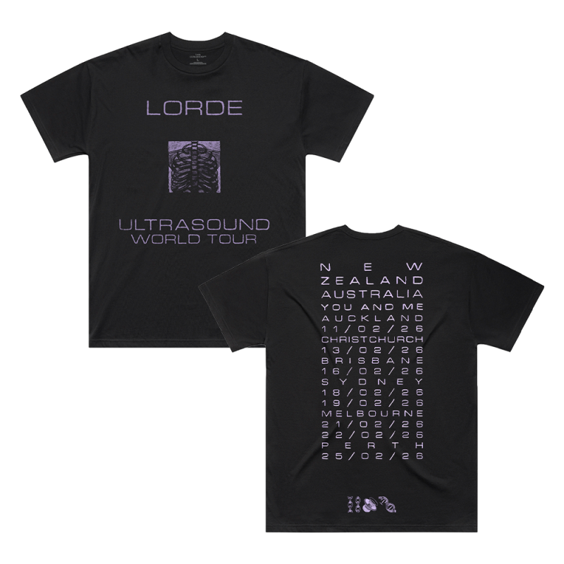 RIB TOUR TEE BLACK TSHIRT by Lorde