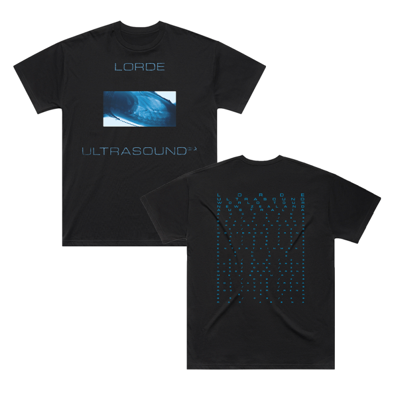 X-RAY TOUR TEE BLACK TSHIRT by Lorde
