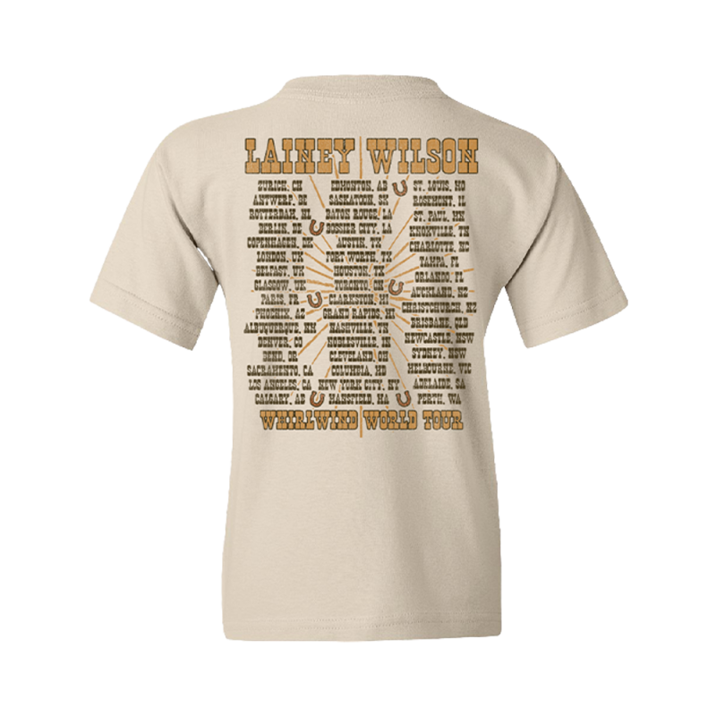 Derby Youth Natural Tshirt by Lainey Wilson