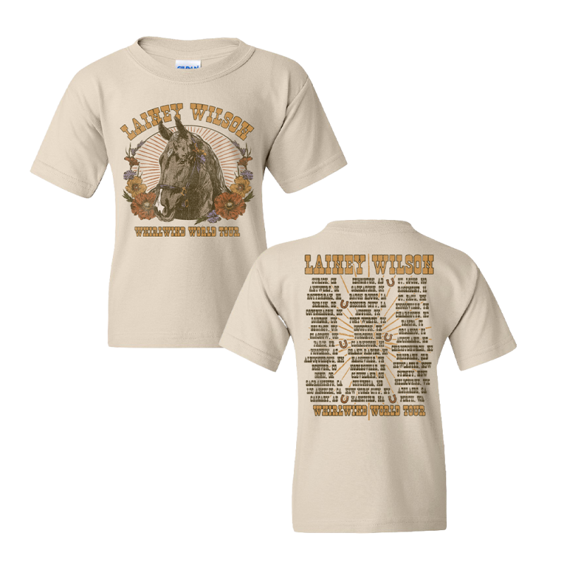 Derby Youth Natural Tshirt by Lainey Wilson