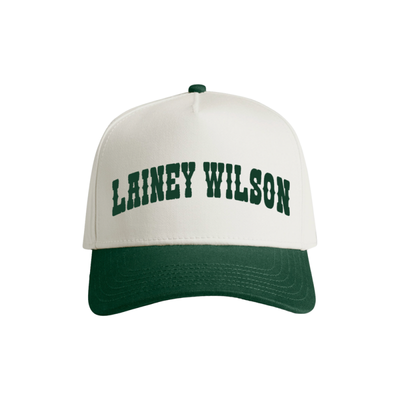 WHITE/GREEN CAP by Lainey Wilson