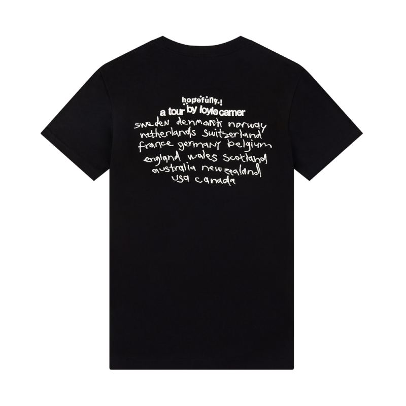 HOPEFULLY BLACK TSHIRT by Loyle Carner
