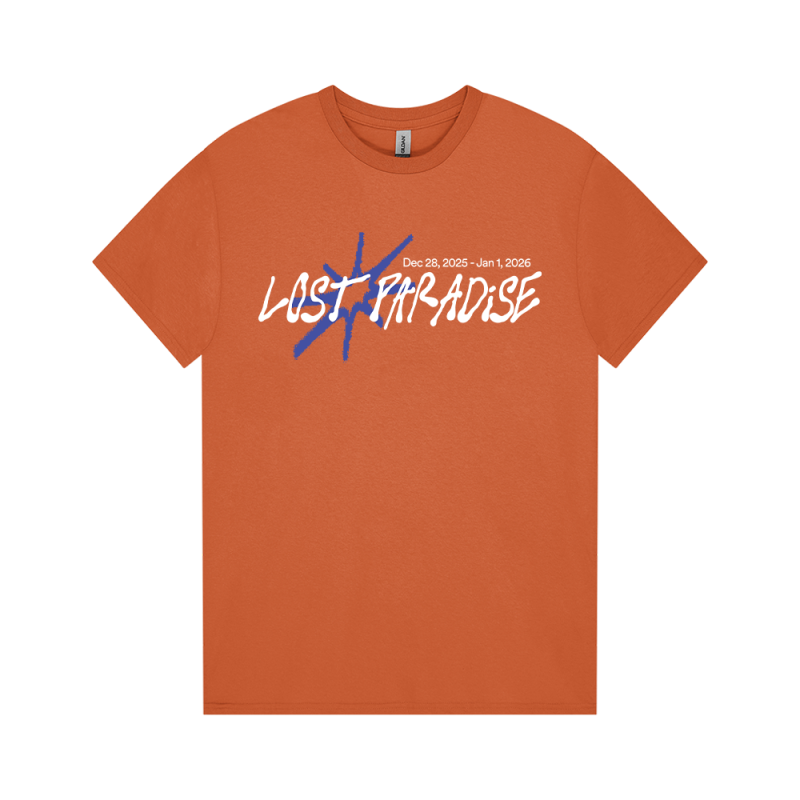 Star Logo Orange Tshirt by Lost Paradise