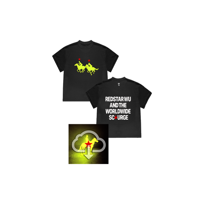 Redstar Wu Album Black Tshirt + Digital Download by Genesis Owusu