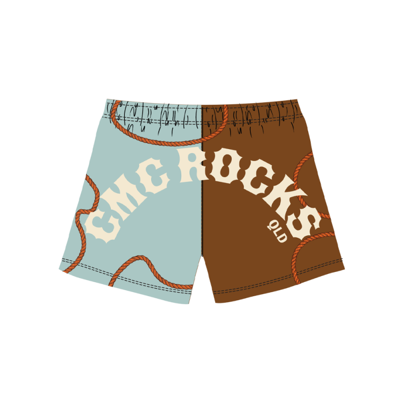 Skull and Rope Footy Shorts by CMC ROCKS QLD 2026