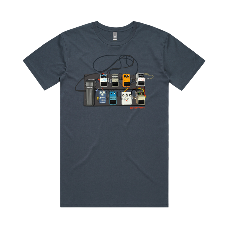 Pedals Petrol Blue Tshirt by Spiderbait