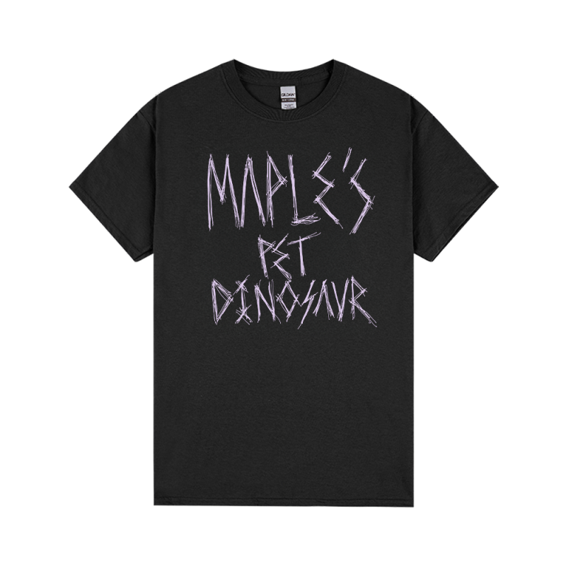 Purple Logo TShirt by Maple's Pet Dinosaur