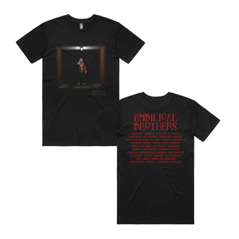 Bundle No 2 (Hoodie/ T-shirt/ Tote Bag/ Tea Towel, 1 x USB, sticker pack) by The Umbilical Brothers