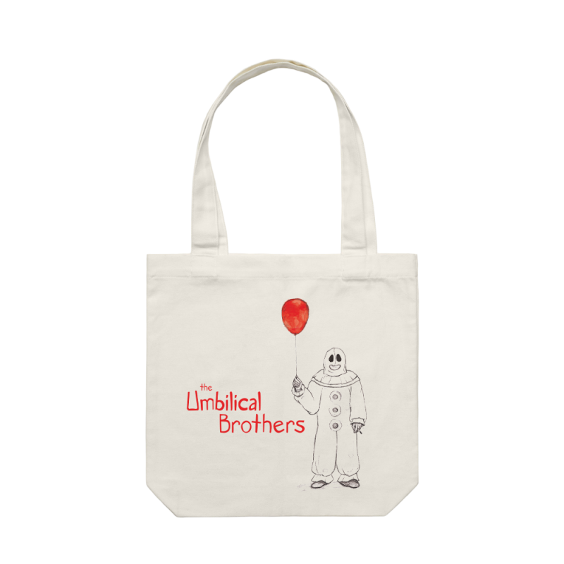 Bundle No 2 (Hoodie/ T-shirt/ Tote Bag/ Tea Towel, 1 x USB, sticker pack) by The Umbilical Brothers