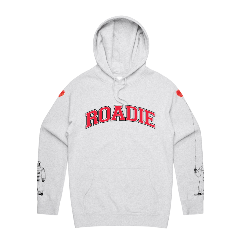 Roadie Varsity Grey Hoodie by The Umbilical Brothers