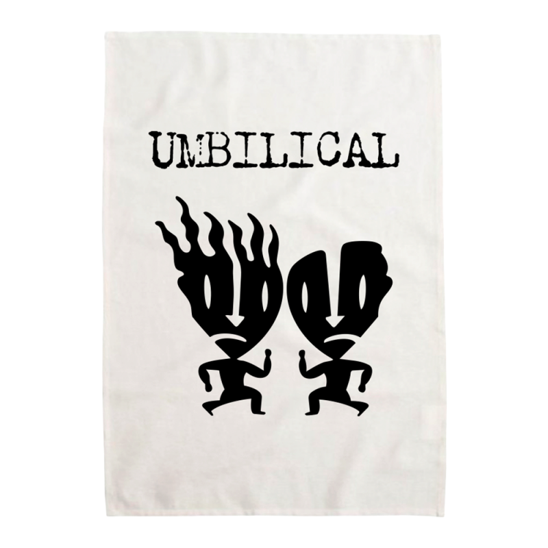 Bundle No 2 (Hoodie/ T-shirt/ Tote Bag/ Tea Towel, 1 x USB, sticker pack) by The Umbilical Brothers