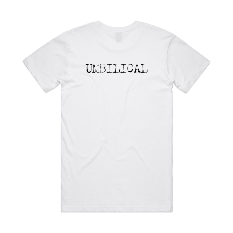 Umbilical Brothers White Tshirt by The Umbilical Brothers