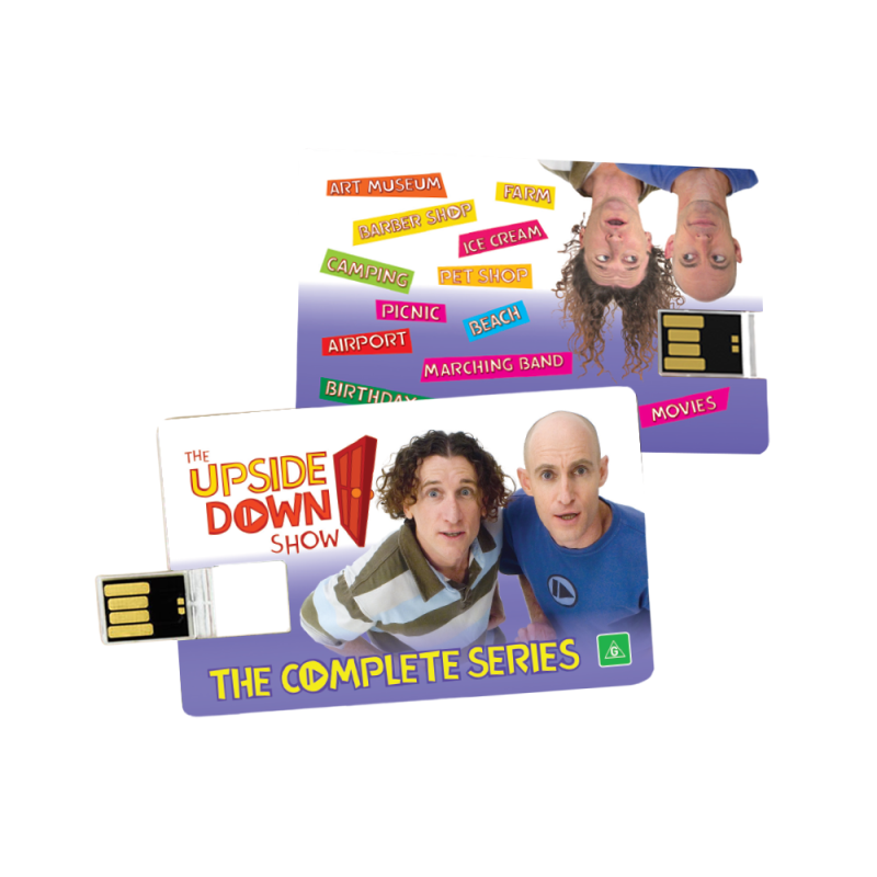 Bundle No 2 (Hoodie/ T-shirt/ Tote Bag/ Tea Towel, 1 x USB, sticker pack) by The Umbilical Brothers