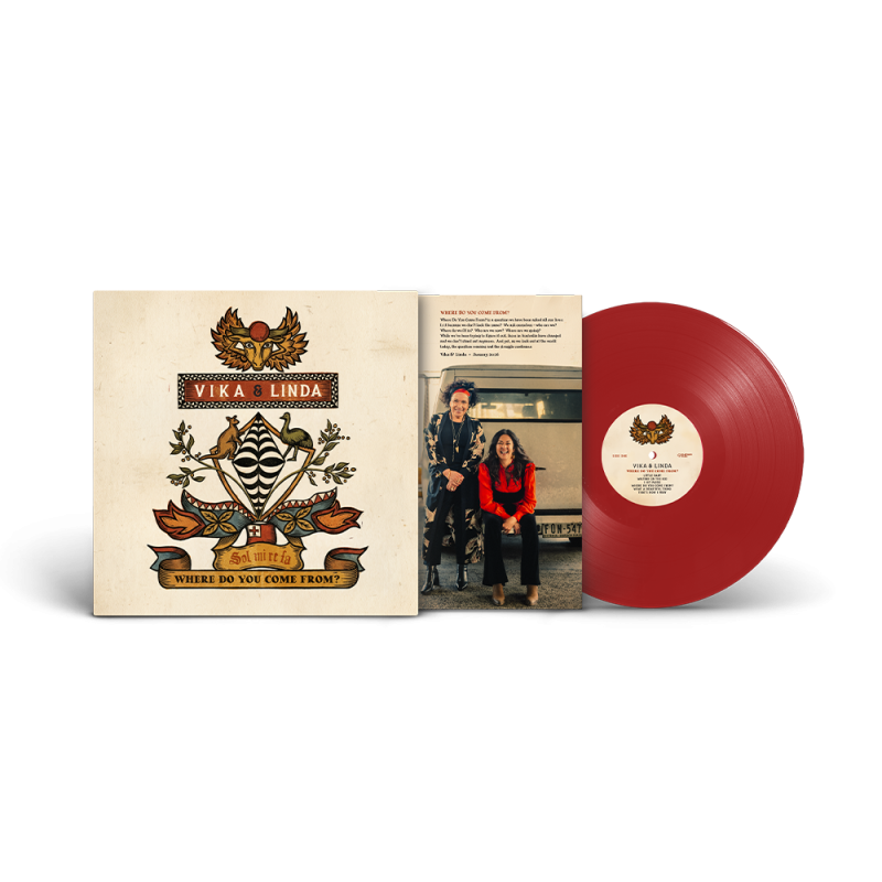 Where Do You Come From? Opaque Red Vinyl LP by Vika & Linda