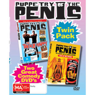 Twin Pack (Tackle Happy and The Ancient Art of Genital Origami DVD )(PAL) by Puppetry Of The Penis