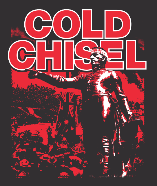 Colonel Light Black Tshirt by Cold Chisel