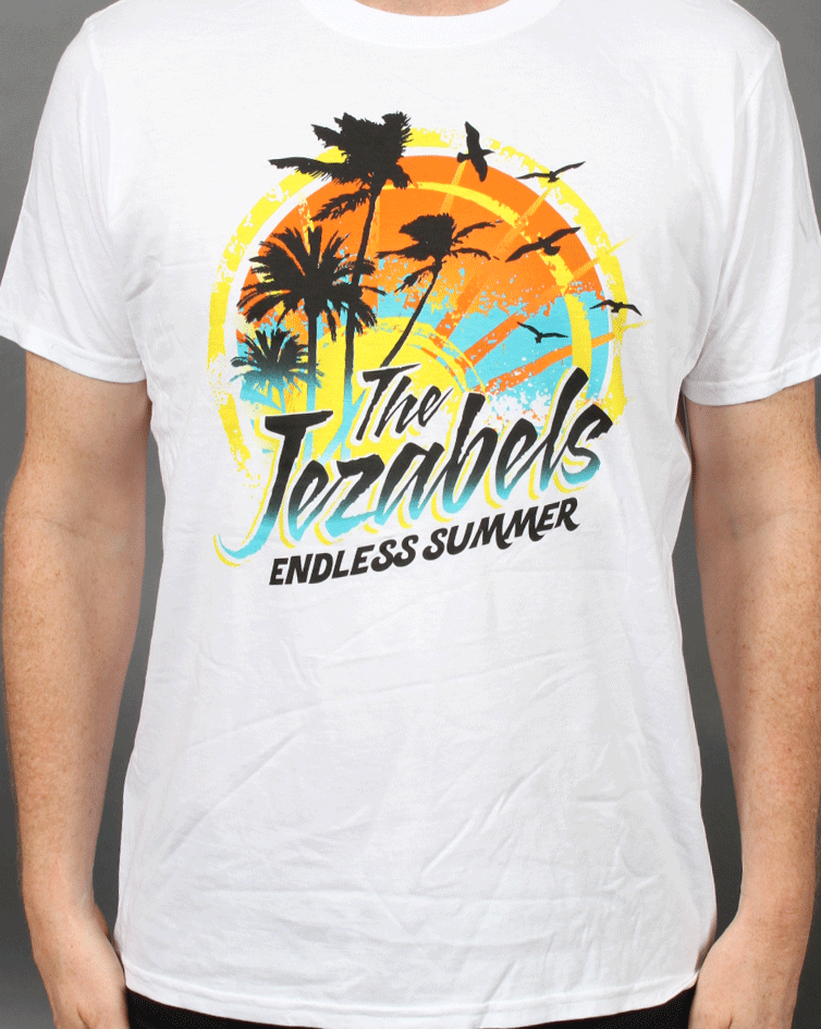 Endless Summer White Tshirt by The Jezabels