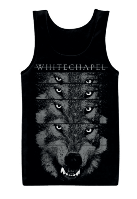 Alpha Wolf Black Singlet by Whitechapel