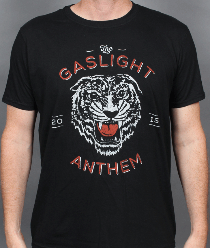 Tiger 2015 Tshirt by The Gaslight Anthem