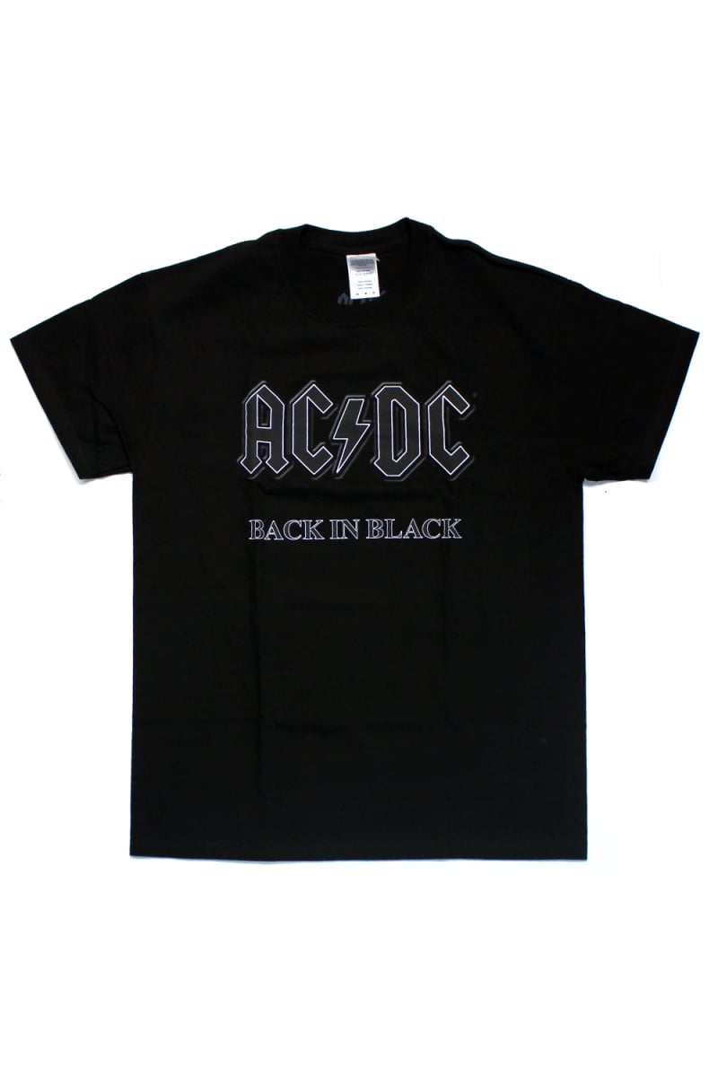Back In Black Black Tshirt by AC DC