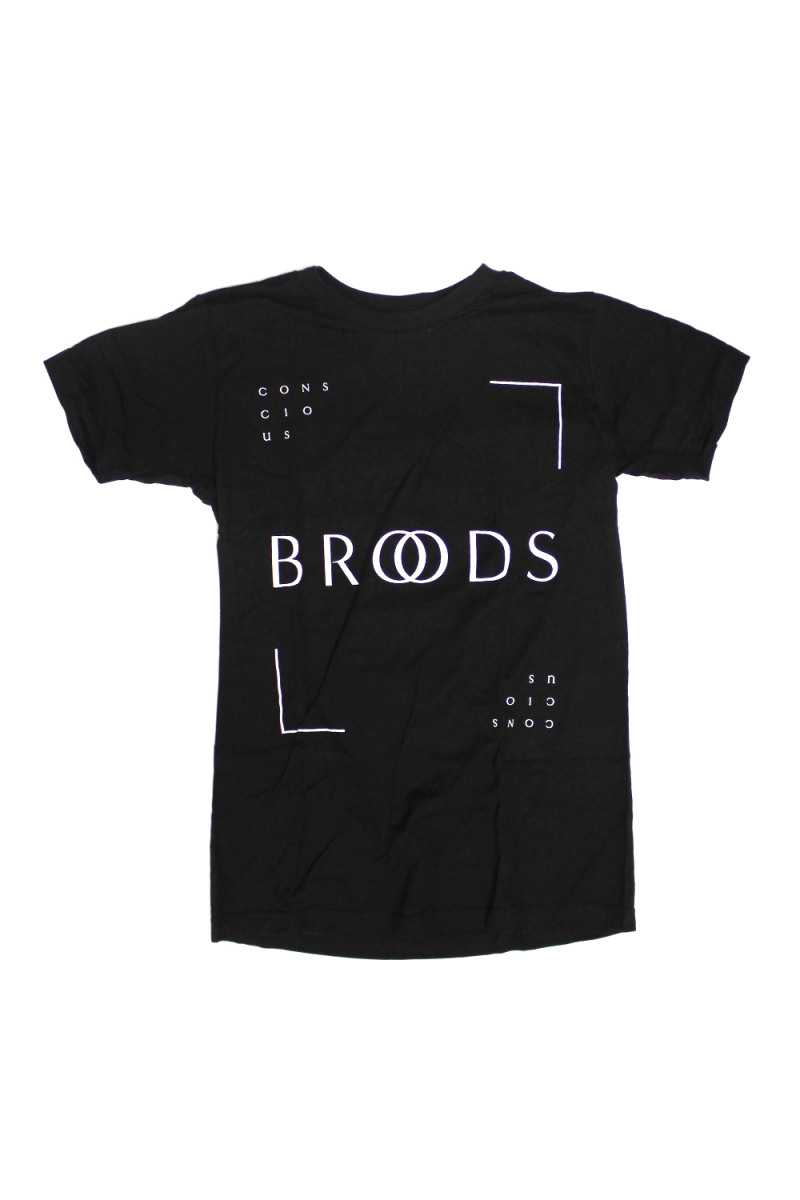 Conscious Black Tshirt   by Broods