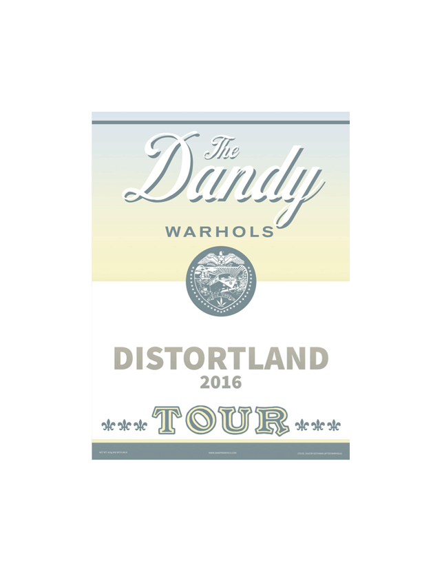 Australian Tour Poster 2016 by The Dandy Warhols