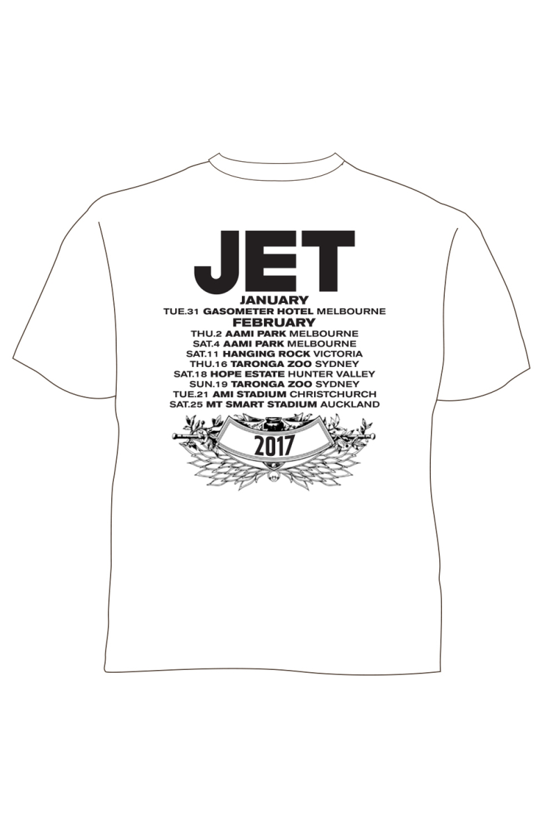 Get Born White Tshirt by Jet