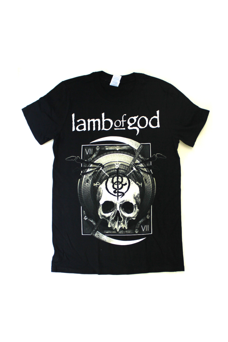 Hourglass VII Black Tshirt Australian Tour 2016 by Lamb Of God
