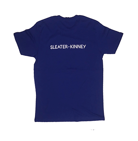 Cat Royal Blue Tshirt by Sleater Kinney