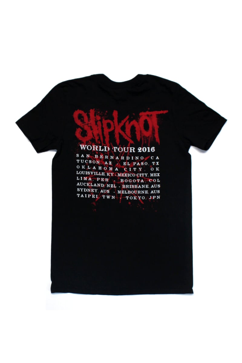 Photo Splatter Black Tshirt by Slipknot