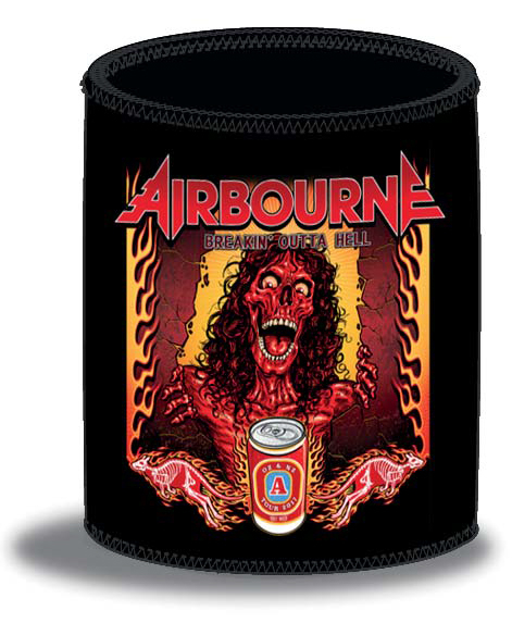 Breaking Out Of Hell 2017 Tour Stubby/Can Cooler by Airbourne