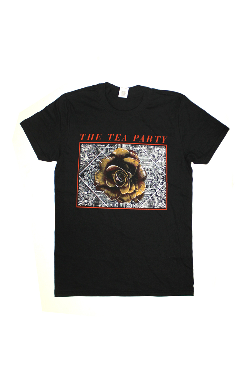 Rose Black Tshirt by The Tea Party