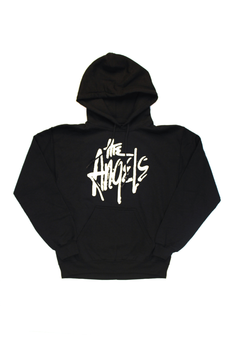 Classic Logo Black Hoody by The Angels