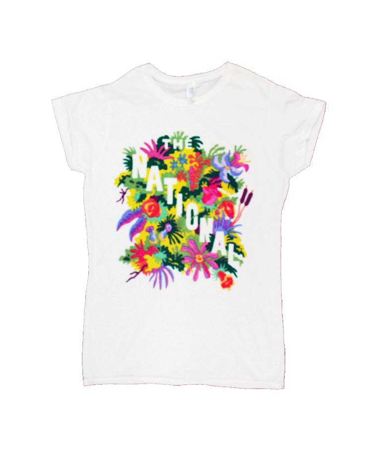 Flowers White Tshirt by The National